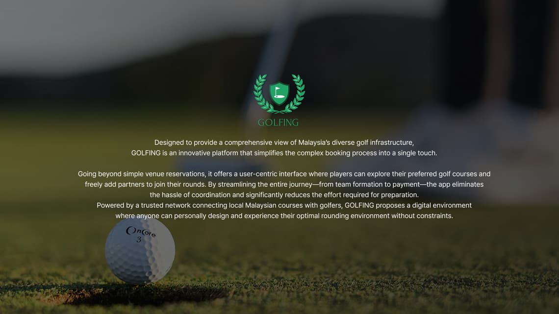 GOLFING