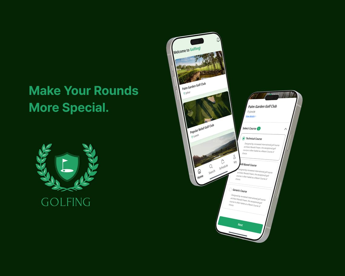 GOLFING